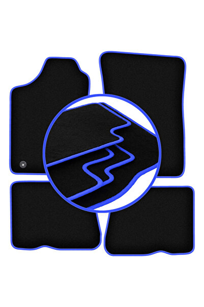 shumee Covorașe auto CARLUX-ALBASTRU pentru: Renault 19 cabrio, hatchback, se...