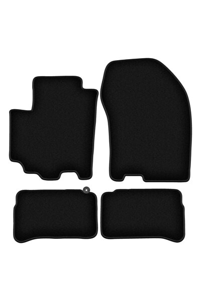 shumee Covorașe BASIC negre din velur pentru: Suzuki Vitara II FL SUV (2018-)