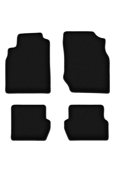 shumee Covorașe BASIC negre din velur pentru: Nissan Almera N16 hatchback (20...