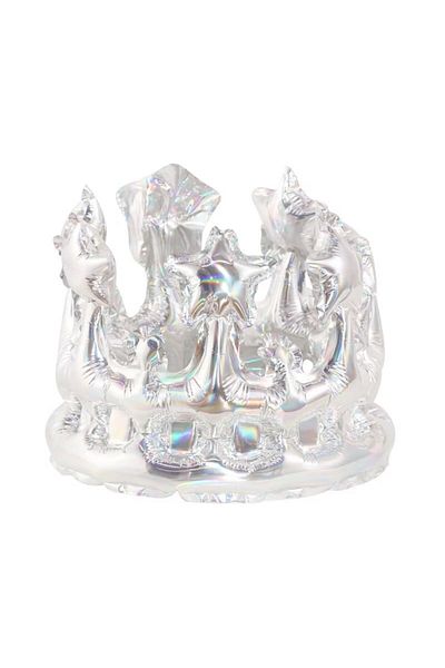 Choice 23x17cm Ruby Hot Slae Inflatable Gold Crown Foil Balloons Adult Happy Birthday Hat Cap King Toy Part