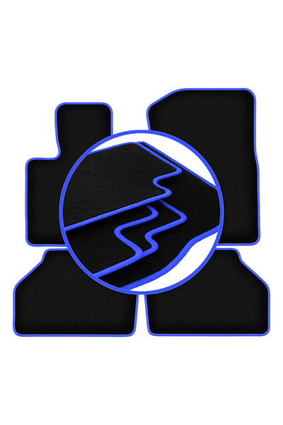 shumee Covorașe auto CARLUX-BLUE pentru: BMW X4 F26 SUV (2014-2018)