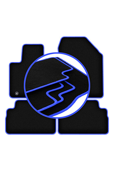 shumee Covorașe auto CARLUX-BLUE pentru: Hyundai SantaFe IV SUV (2018-)