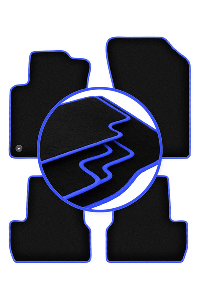 shumee Covorașe auto CARLUX-ALBASTRU pentru: Citroen C3 II hatchback (2009-2016)