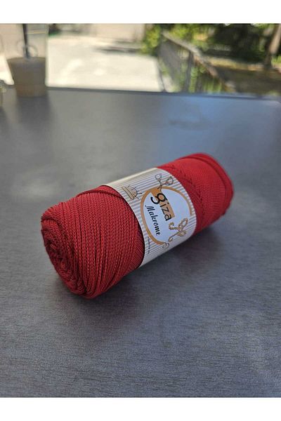 GİZA Runner & American Service Service No:3 Nm:1,5 Polyester Macrame Red