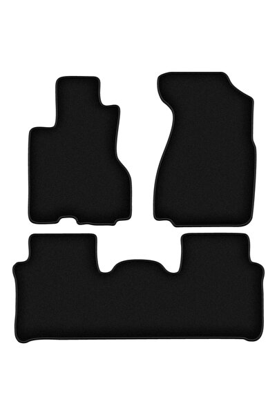 shumee Covorașe BASIC negre din velur pentru: Honda CR-V II SUV (2001-2006)