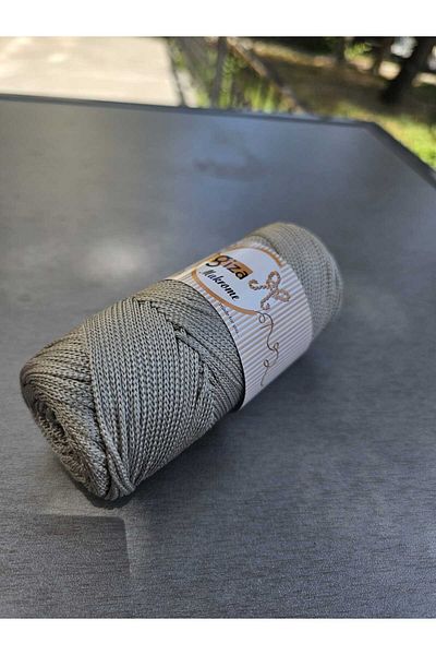 GİZA Runner & American Service Service No:3 Nm:1,5 Polyester Macrame Gray