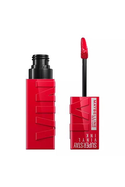 Maybelline New York Ruj lichid lucios cu rezistenta de pana la 16h, Superstay Vinyl Ink, 50 wicked, 4.2 ml