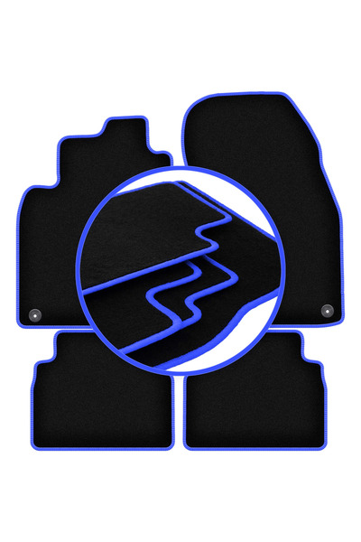 shumee Covorașe auto CARLUX-ALBASTRU pentru: Saab 9-3 II Y3SF break, sedan (2...