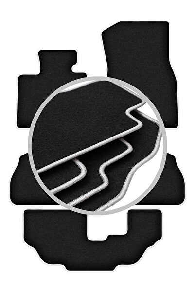 shumee Covorașe auto CARLUX-SILVER pentru: BMW X7 G07 7 persoane (2018-)