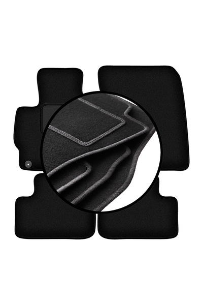 shumee Set complet de covorașe velur pentru: Mitsubishi ASX II crossover (2020-)