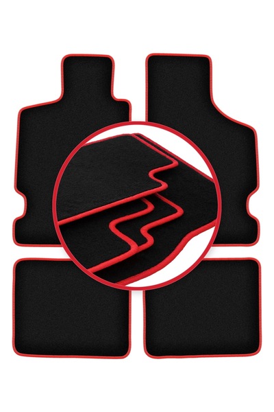 shumee Covorașe auto CARLUX-RED pentru: Citroen Saxo hatchback (1996-2003)