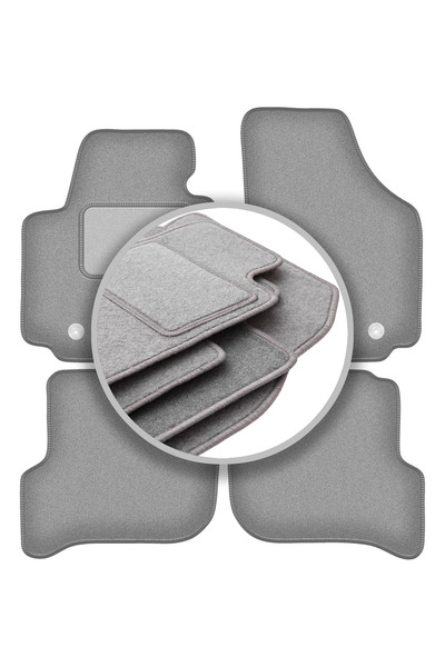 shumee Covorașe auto gri pentru: Seat Altea monovolum (2004-08.2008)