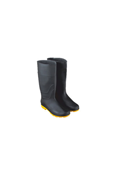 flores Cizme panzate din cauciuc, negre, marimea 40