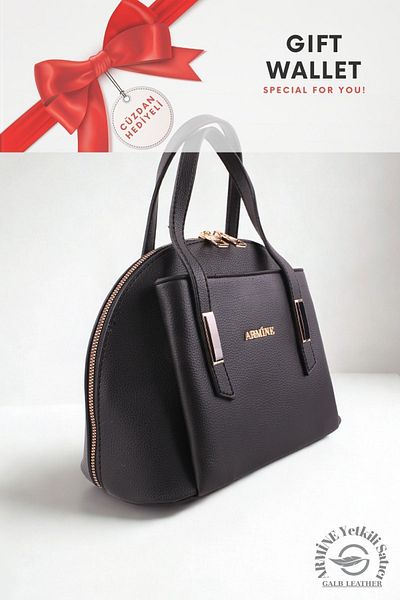 Armine Original Armine Premium Quality Women's Shoulder and Hand Bag Suitable for Daily Use Black +1 344