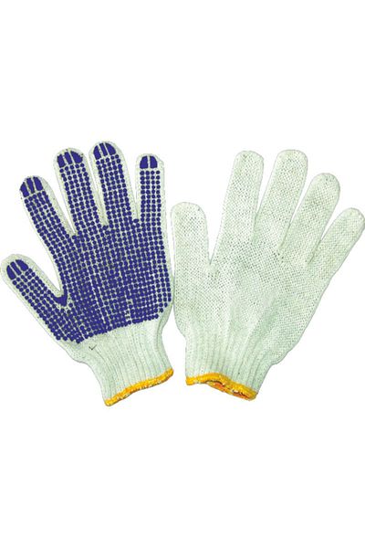 flores Mixed fiber protective gloves with non-slip grip, universal size