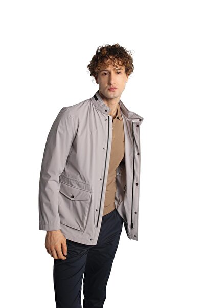 İgs Men's Gray Spring Coat