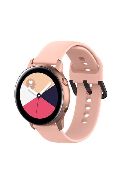O Ozone Samsung Galaxy Watch 4 40mm 44mm/Classic/Active 2 40mm 44mm | Silicone Strap watch Band | Pink