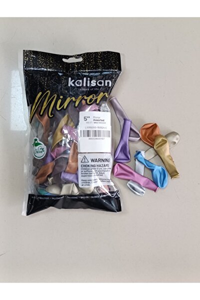 Parti Düşleri 5 İnc Krom Karışık Renk Balon 100 lü paket