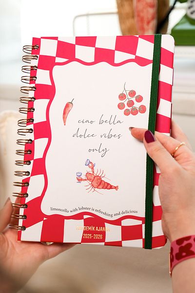 Matt Notebook 2025-2026 B5 Ακαδημαϊκό Ατζέντα Σπιράλ 17x24 cm - 17 μηνών