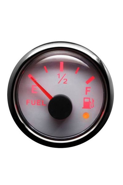 Universal Marine WHITE Fuel Level Indicator Watch