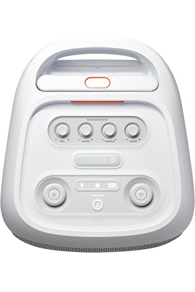 JBL Partybox Stage320 Beyaz Bluetooth Hoparlör ve Partybox Mikrofon
