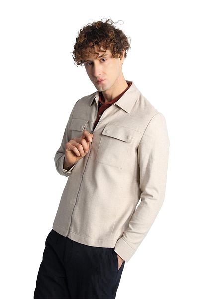 İgs Men's Beige Spring Coat