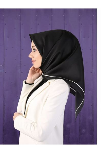 Levidor Μεταξωτό μαντήλι Twill Μαύρο