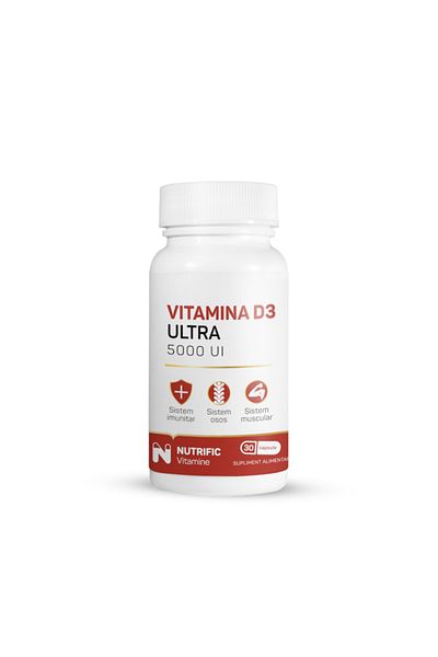 NUTRIFIC Vitamina D3 ULTRA 5000UI 30cps NUTRIFIC