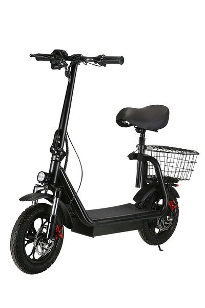 genernic Electric Scooter with Rear Basket 48V 500W