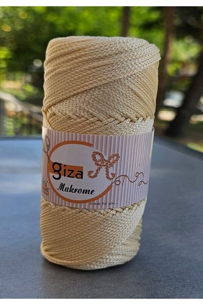 GİZA Runner & American Service Service No:3 Nm:1,5 Polyester Macrame Yellow