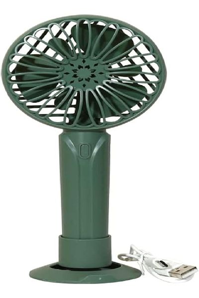 RAHALIFE HOME SOLUTION Rahalife Portable Handheld Fan | USB Rechargeable | 3 Speeds | Mini Desk Fan for Travel & Office