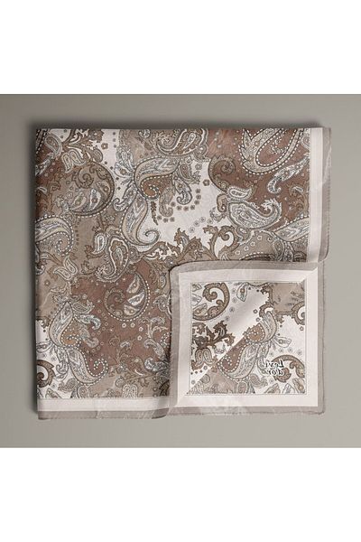 Levidor Ethnic Shawl Pattern Sparkling Crystal Scarf