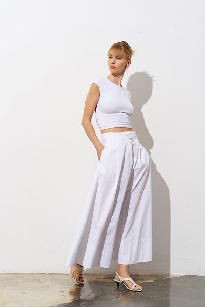 Merve DAĞLI Vera Poplin Skirt