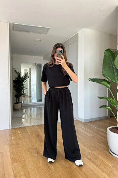 YAKAMEL Set elegant pentru femei, cu mâneci scurte, în tendințe