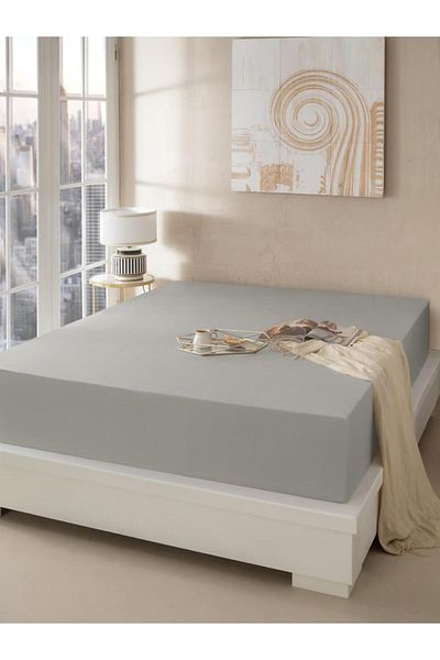 Karna Home Satin Fitted Sheet – Soft Textured and Shiny Looking