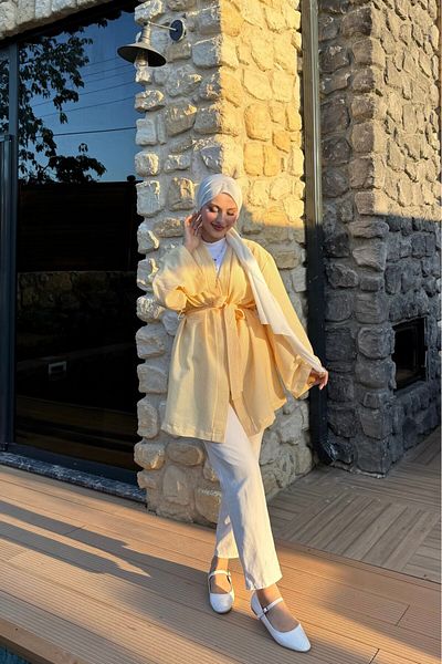 lurex moda Kimono în dungi