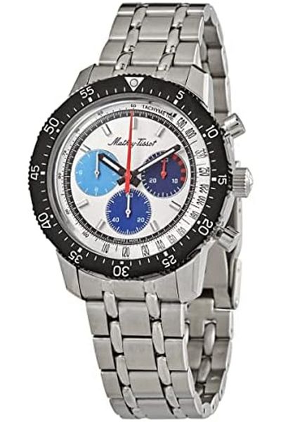 Mathey-Tissot 1970 Chronograph Automatic Blue Dial Men's Watch H1970CHABU