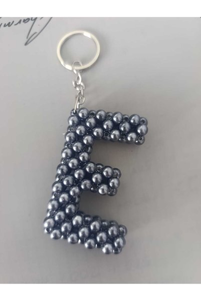 SOFT Letter Keychain E Letter Handwork Eye Glaze
