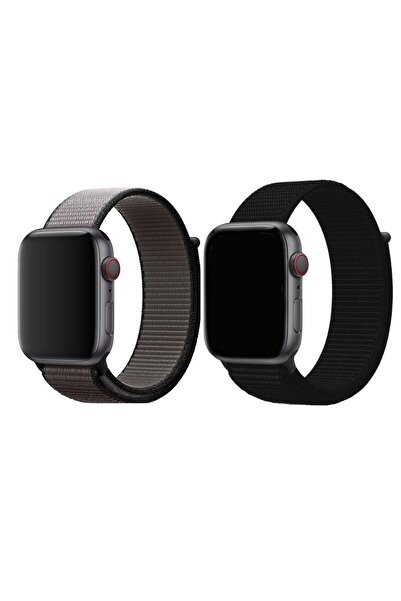 O Ozone Pack of 2 Nylon Sport Strap For Apple Watch Band 38mm 40mm 41mm Men W...