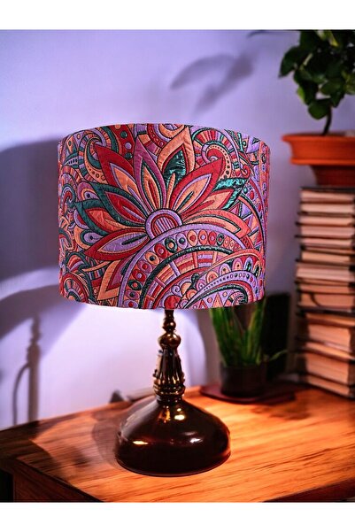 abonjur Abajur Başlığı EL YAPIMI(30 çap 20 yükseklik Silindir Şapka yüksek ka...