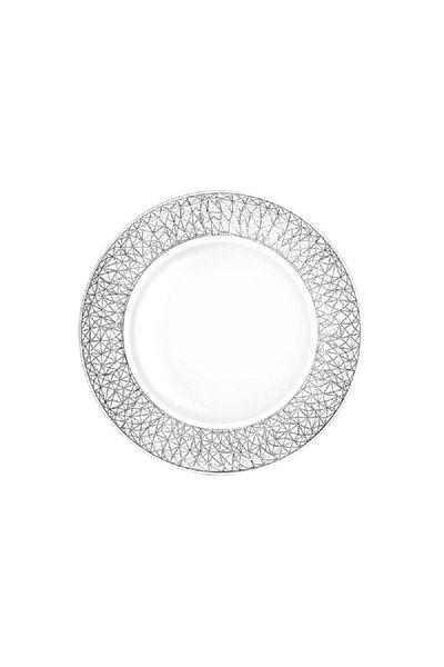 Vidivi 2-Piece Dolomiti High Definition Glass Charger Plate Set Crystal Clear 32cm