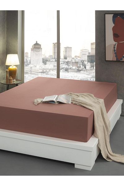 Karna Home Satin Fitted Sheet – Soft Textured and Shiny Looking