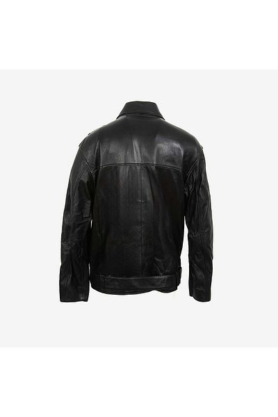 MOCASSINI Women's Leather Coat Bk-2250