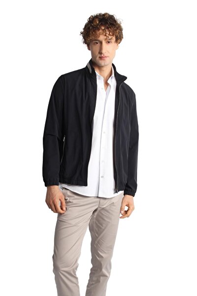 İgs Men's Navy Blue Spring Coat