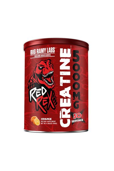 BIG RAMY LABS Creatine 5000 mg, Orange, 300g, 50 Servings