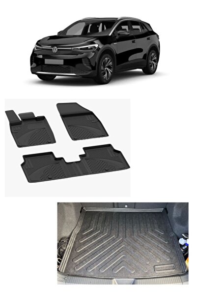 Sahler Volkswagen Id.4 Havuzlu Paspas Ve 3d Bagaj Havuzu