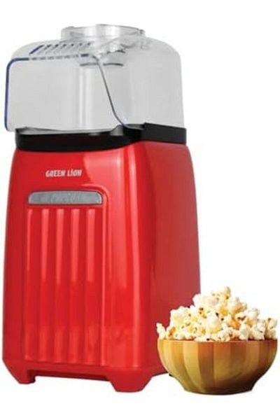 Green Lion Popjoy Popcorn Maker 1200W, 270ml, Red color