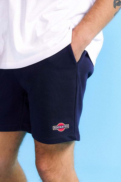 Socrates Dergi Ανδρικό σορτς Socrates Racing Soft Fleece - Navy Blue