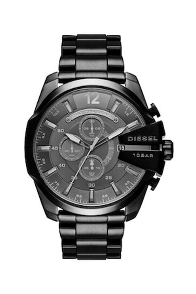 Diesel , Stainless Steel Chronograph Watch, Black