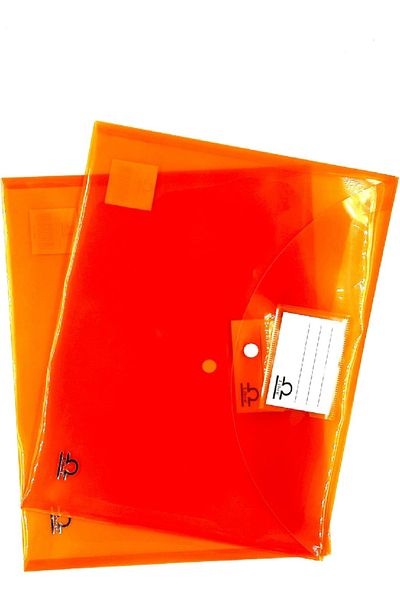 RAHALIFE HOME SOLUTION RAHALIFE Envelope Button Bag | Foolscap Size | 200 Micron | 4 Pcs | Assorted Colors | Secure Files